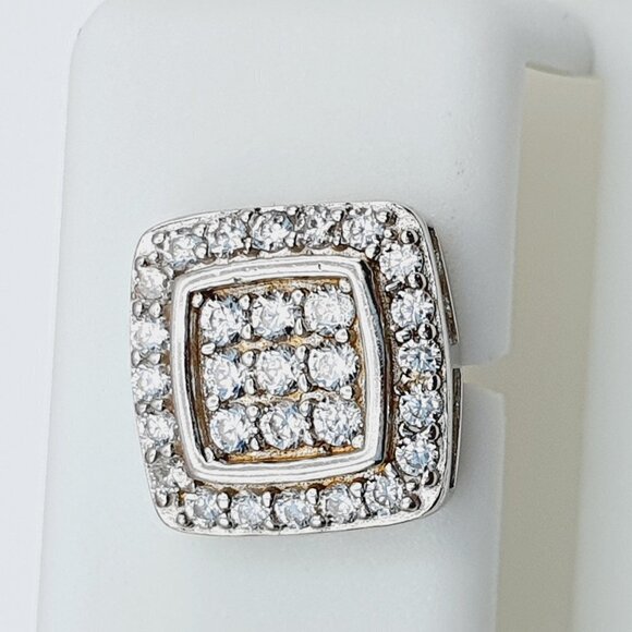 "925 Sterling Silver Cubic Zirconia Earrings, U19254561 - Picture 10 of 11